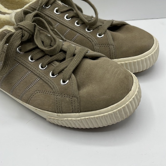 Gola Tan Suede Nordic Sherpa Sneakers Shoes Leather Size 9 Women's - Picture 4 of 14